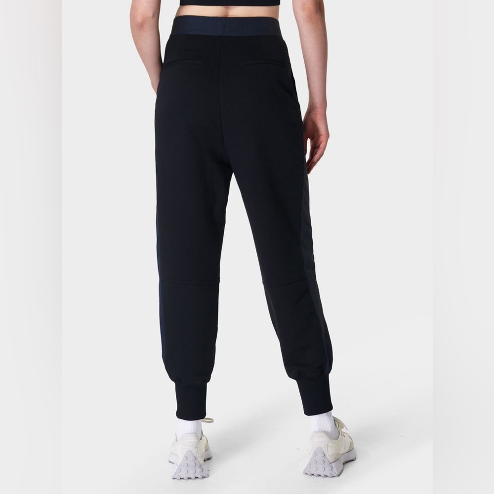 Sweaty Betty Riley Cuffed Pants | US 14 | Black & Navy